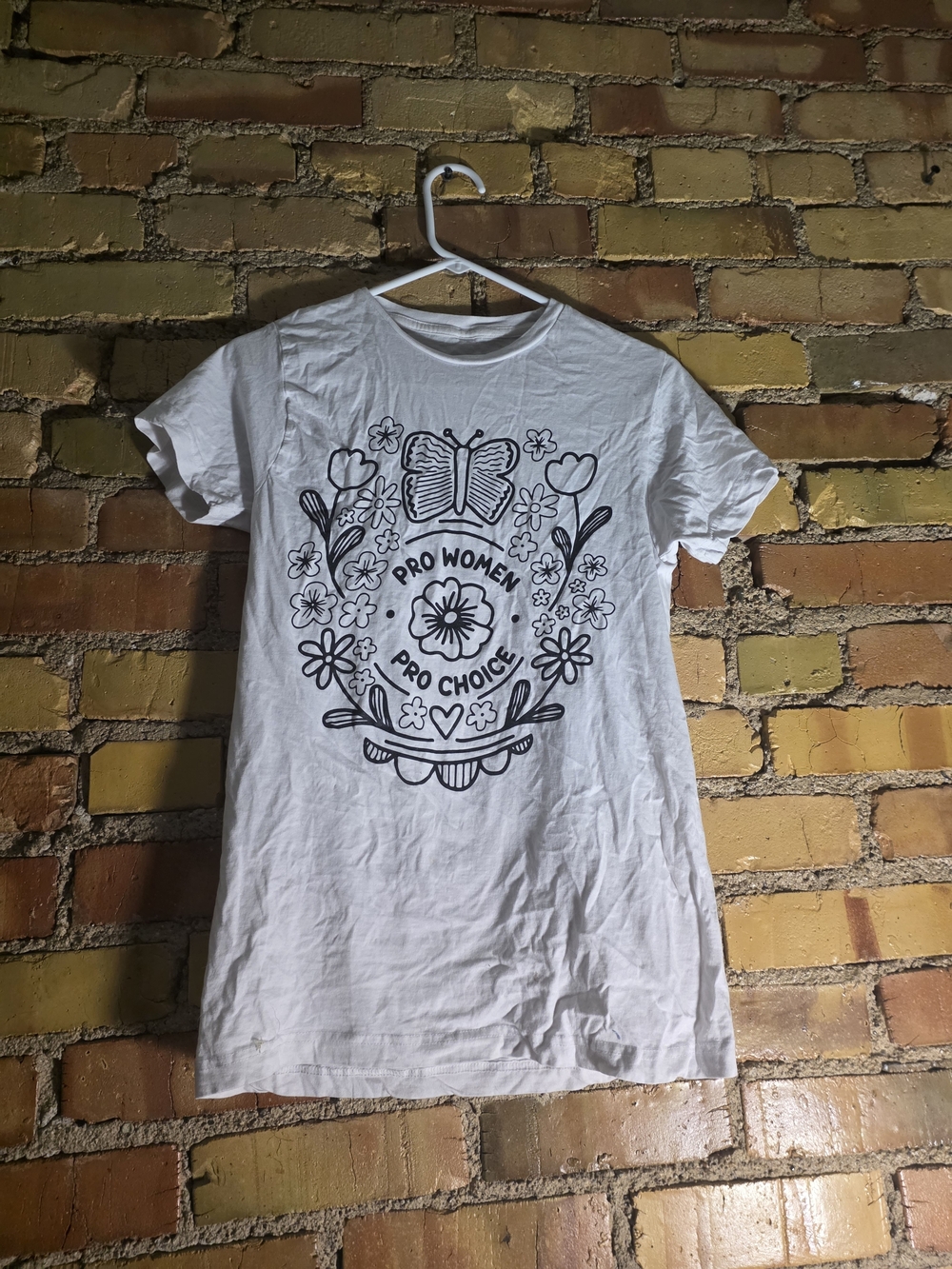 Pro Women Pro Choice White Graphic Tee